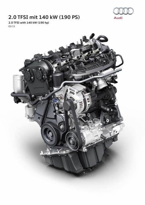 Audi unveils new 188bhp 2.0-litre TFSI engine